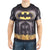 Batman Sublimated Men's Costume T-Shirt With Cape