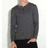 Bella + Canvas 3150 Men's Henley Longsleeve Long Sleeve Cotton Jersey T-Shirt-Cyberteez