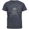 Lynyrd Skynyrd Biker Patch Skull Wings T-Shirt-Cyberteez