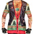 Biker Tattoo Vest Men's Christmas Ugly Christmas Sweater Longsleeve Shirt