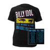 Billy Idol Rebel Yell 1984 Tour T-Shirt-Cyberteez