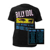 Billy Idol Rebel Yell 1984 Tour T-Shirt-Cyberteez