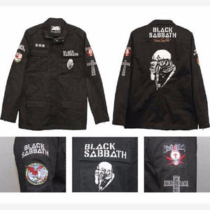 Black Sabbath Custom Patch Limited Edition Military Army Jacket-Cyberteez