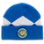 Mighty Morphin Power Rangers BLUE Adult Fold Cuff Beanie Knit Hat Cap
