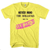 Sex Pistols Never Mind The Bollocks Album Cover Yellow T-Shirt-Cyberteez