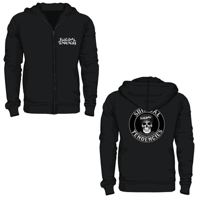 Suicidal Tendencies California Skull Logo Zip Hoody Sweatshirt