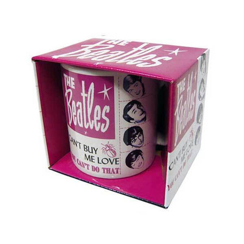 Beatles Can't Buy Me Love Boxed Ceramic Coffee Cup Mug-Cyberteez