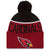 Arizona Cardinals NFL New Era On Field Sport Knit 2015-16 Pom Beanie Knit Hat Cap