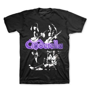 Cinderella Group Photos Glam Band T-Shirt-Cyberteez