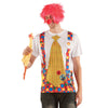 Clown Suit Men's Big Oversize Tie Allover Print Costume T-Shirt-Cyberteez