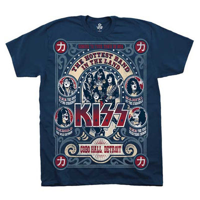 Kiss Cobo Hall Detroit 1976 T-Shirt