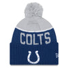 Indianapolis Colts NFL New Era On Field Sport Knit 2015-16 Pom Beanie Knit Hat Cap-Cyberteez