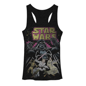 Star Wars Comic Wars Women's Tank Top-Cyberteez