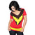 Dark Phoenix Jean Grey Marvel Comics Womens V-Neck Costume T-Shirt