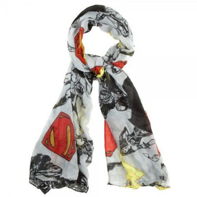 Batman Vs Superman Dawn Of Justice DC Comics Viscose Scarf