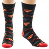 Batman VS Superman Dawn Of Justice Logo DC Comics Crew Socks-Cyberteez