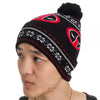 Deadpool Logos w/ Snowflakes Fold Cuff Beanie Adult Knit Ski Snowboard Cap Hat-Cyberteez