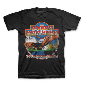 Doobie Brothers Touring America T-Shirt-Cyberteez