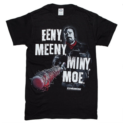 Walking Dead Eeny Meeny Miny Moe Lucille Bat T-Shirt