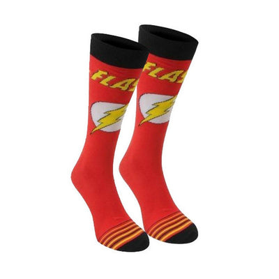 Flash Toe Stripes Crew Socks