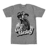 Gas Monkey Garage Speedin' Monkey Heather Gray Fast N Loud T-Shirt-Cyberteez