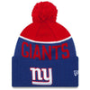 New York Giants NFL New Era On Field Sport Knit 2015-16 Pom Beanie Knit Hat Cap-Cyberteez
