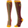 Harry Potter Gryffindor Faux Lace Up Knee High Socks-Cyberteez