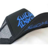 Suicidal Tendencies OG Logo Black Body BLUE Print Flip Up Hat Cap-Cyberteez