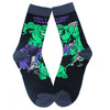 Incredible Hulk Don't Make Me Angry Crew Socks-Cyberteez