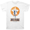 Rush UK Tour 1978 In Concert Starman Logo White w/ Dates T-Shirt-Cyberteez