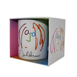 John Lennon Self Portrait Boxed Ceramic Coffee Cup Mug-Cyberteez