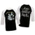 Metallica And Justice For All Raglan 3/4 Sleeve Jersey T-Shirt