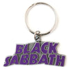 Black Sabbath Purple Logo Master Of Reality Metal Keychain Keyring-Cyberteez