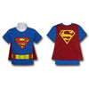 Superman Toddler Kids Child Costume Cape T-Shirt New Authentic DC Comics 2T-5T-Cyberteez