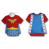 Wonder Woman Toddler Kids Child Costume Cape T-Shirt New DC Comics 2T-5T-Cyberteez