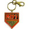 KISS Army Logo Gold Metal Keychain Keyring-Cyberteez