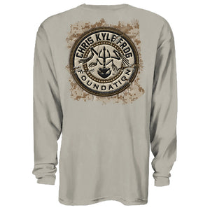 Chris Kyle Frog Foundation Patriot Patch LONGSLEEVE American Sniper T-Shirt-Cyberteez