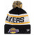 Los Angeles Lakers NBA New Era Biggest Fan Redux Pom Beanie Knit Hat