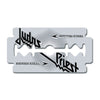 Judas Priest British Steel Razor Blade Lapel Pin Badge Button-Cyberteez