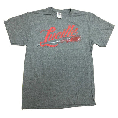 Walking Dead Lucille Baseball Bat GRAY T-Shirt