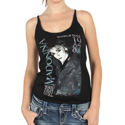 Madonna Who's That Girl 1987 World Tour Women's Tank Top