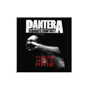 Pantera Vulgar Display Of Power Fridge Magnet-Cyberteez