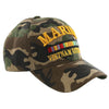 US Marine Hat Vietnam Veteran Camo Adjustable Cap-Cyberteez