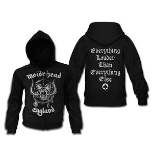 Motorhead England Zip Hoody Sweatshirt-Cyberteez