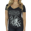 Star Wars Poster Women's V-Neck T-Shirt-Cyberteez