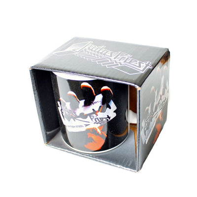 Judas Priest British Steel Boxed Ceramic Coffee Cup Mug