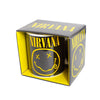 Nirvana Smiley Logo Boxed Ceramic Coffee Cup Mug-Cyberteez