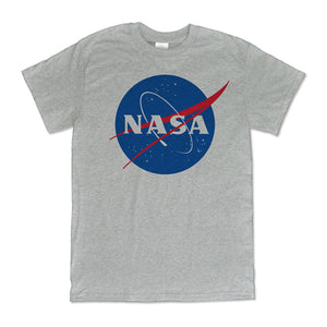 Nasa Vector Logo Heather Gray T-Shirt-Cyberteez