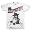 Waylon Jennings Outlaw White T-Shirt-Cyberteez