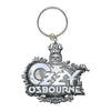 Ozzy Osbourne Crest Logo Metal Keychain Keyring-Cyberteez